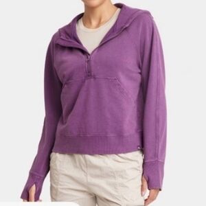 JoyLab Target fleece half zip hoodie fleece pullover long sleeve berry purple XL